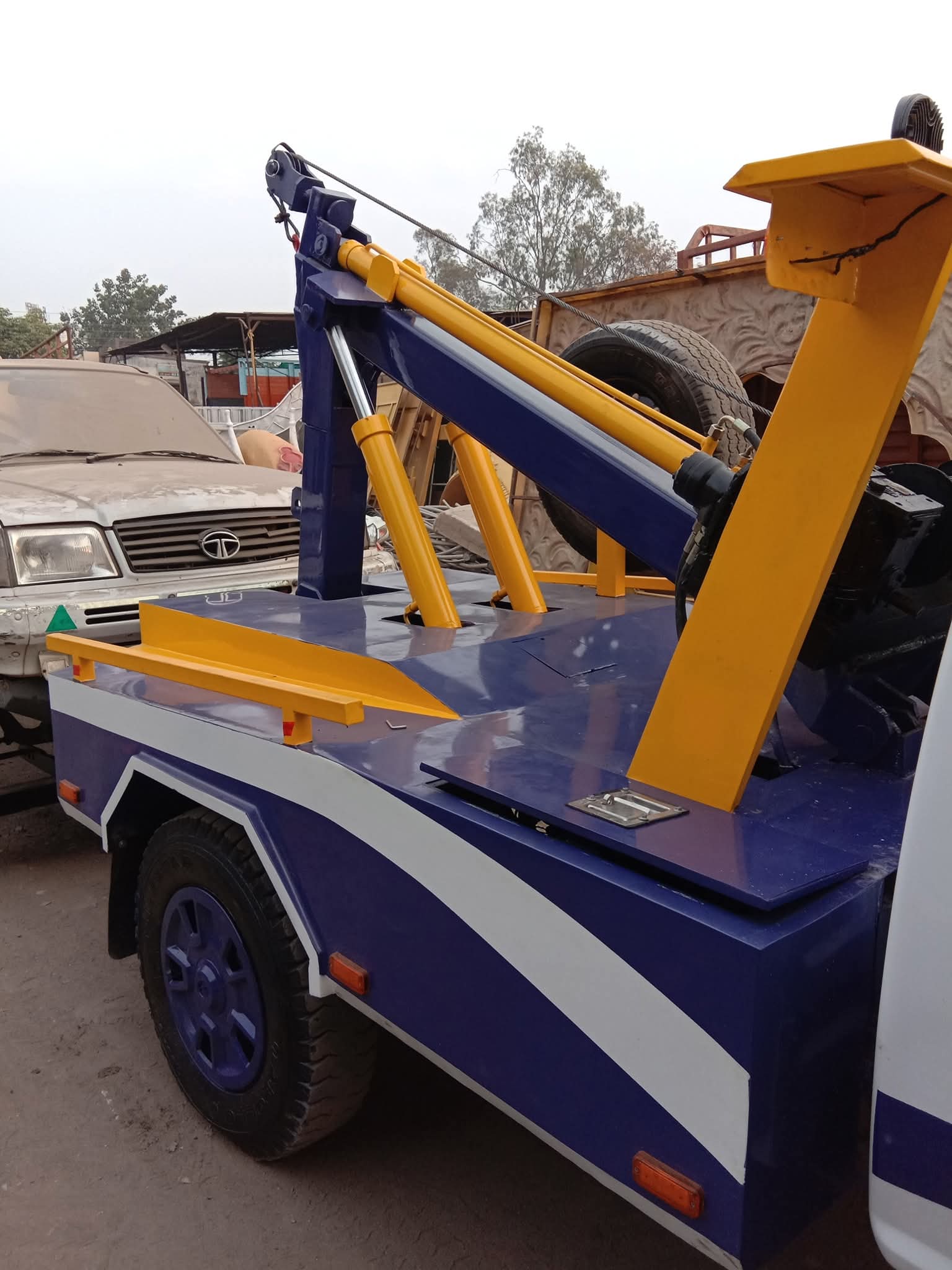 Awesh crane-boom recovery build